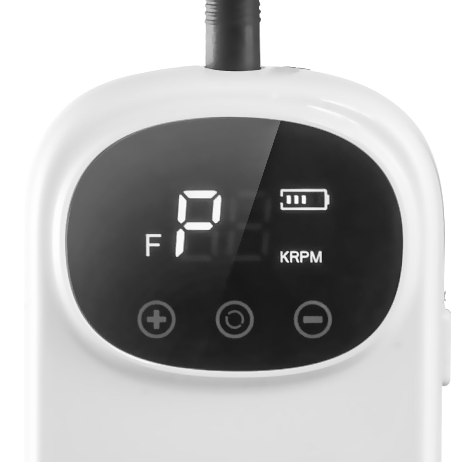 Electric Rechargeable Nail Drill, 35,000RPM Portable Cordless Nail E File Machine, LCD-Display Acrylic Gel Grinder Tool with 6 Bits and 50PCS Sanding Bands for Manicure Pedicure Carve Polish