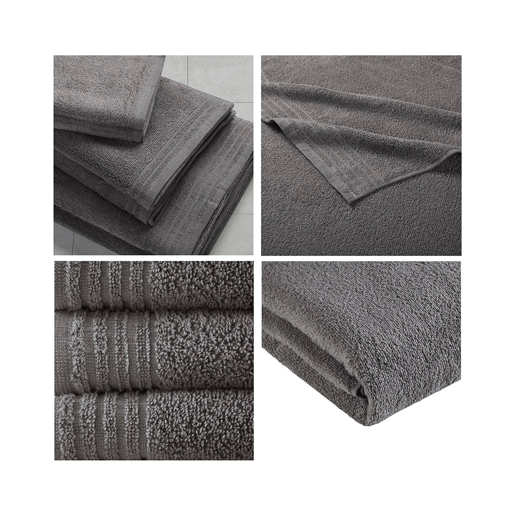 100% Cotton Quick Dry 12 Piece Bath Towel Set