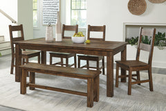 Classic Transitional Design Dining Chairs Set of 2 Solid Rubber Wood Dining Furniture Burnished Brown Finish