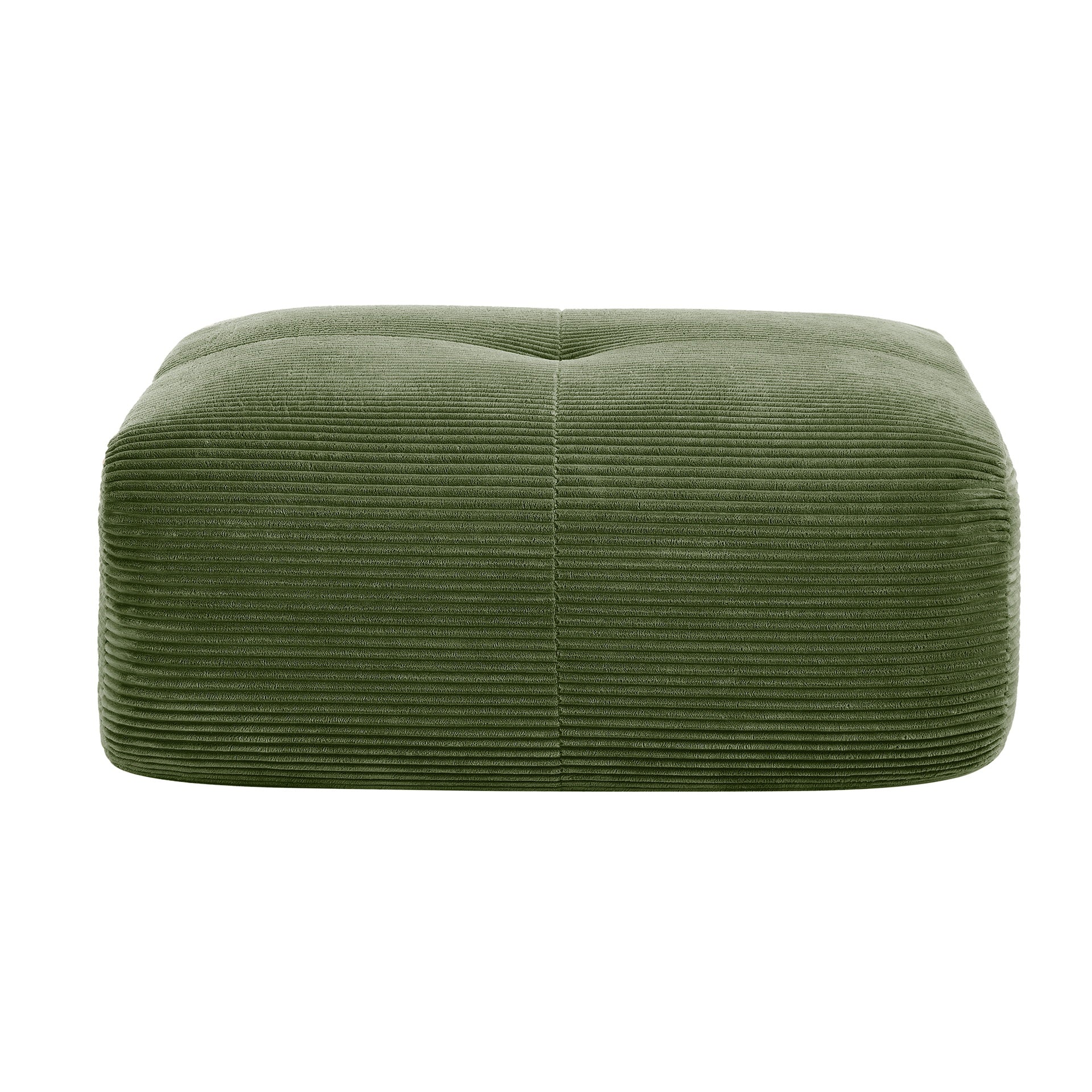 Hamlet LSF&RSF Corner Sofa W/Pillows Corduroy- Olive green