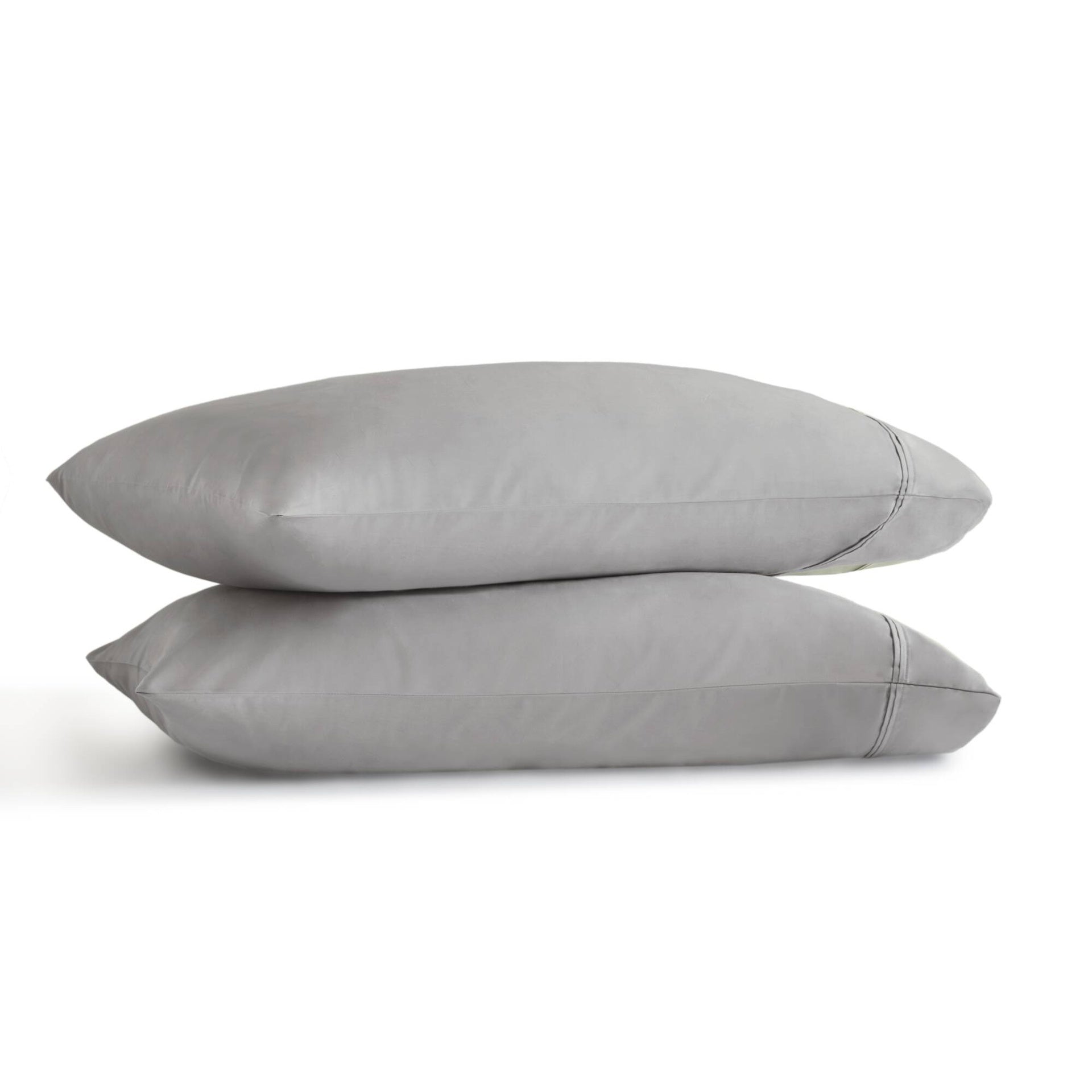 4 Pieces King Sateen Sheet Set,Gray