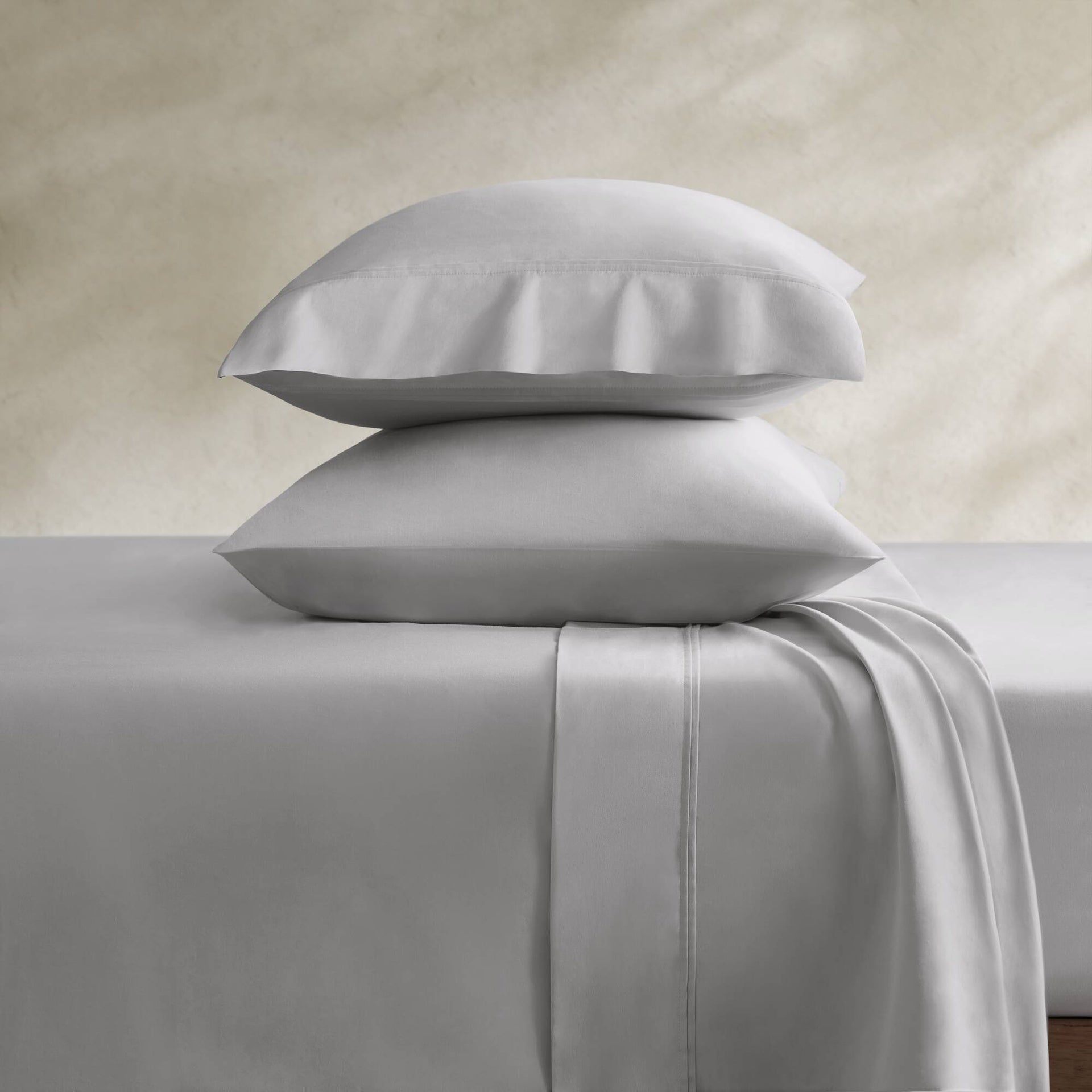 4 Pieces King Sateen Sheet Set,Gray