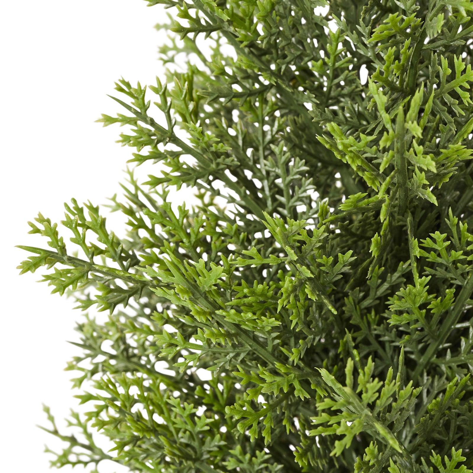 Artificial Topiary Cedar Trees, 48 inch 2 Set Faux Pine Shrubs Plants, Fake Silk Tree Look Real, Easy Assembly for Decor Front Porch Outdoor Patio Garden Balcony Backyard Indoor Office