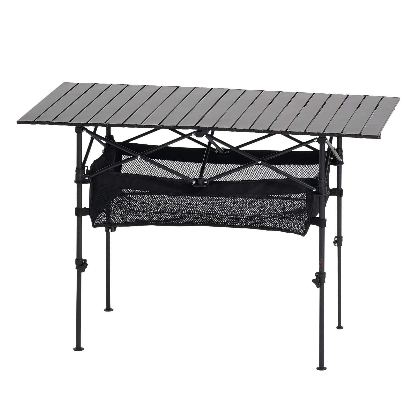 Folding Portable Camping Table Aluminum Outdoor Picnic Roll up Table Storage Bag