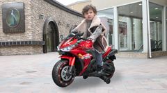 Kids Motorcycle 12 V Motorcycle For Kids 3-8 Years Boys Girls,Kids Motorcycle Ride On Toy With Training  Wheels/Manual Throttle/ Drive By Hand /Lighting  Wheels