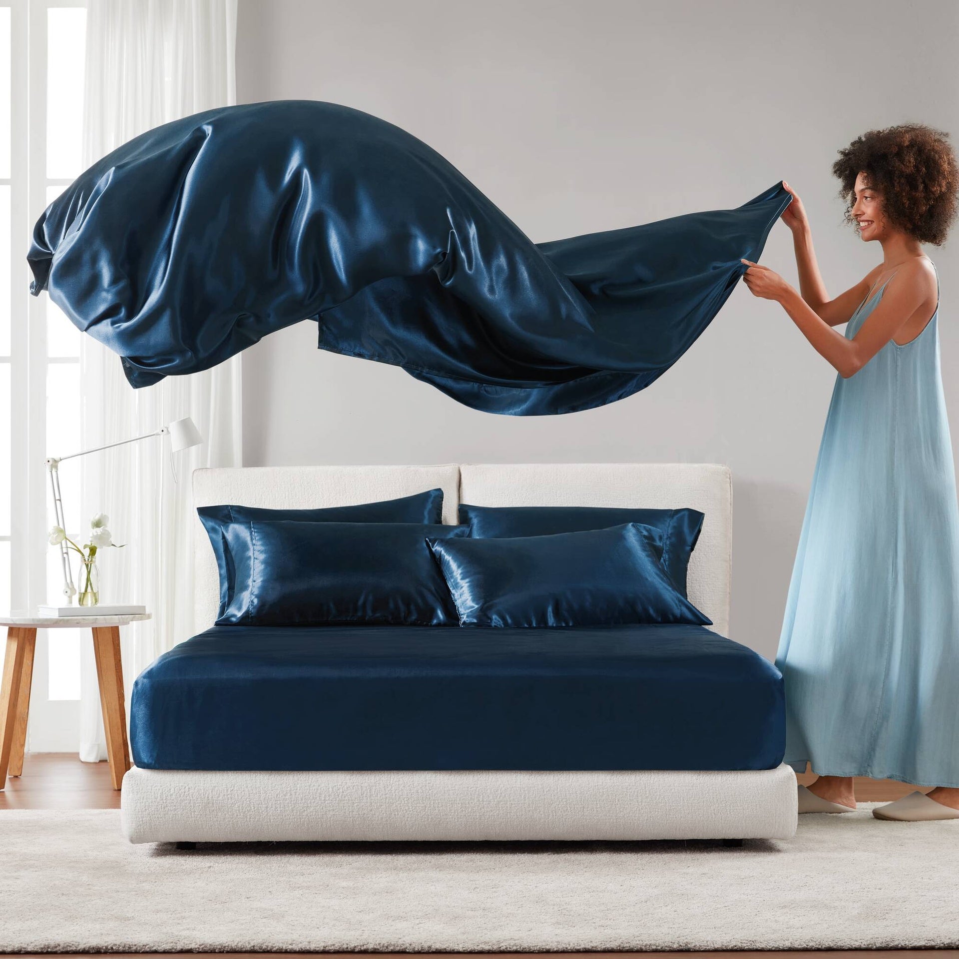 Satin Luxury Sheet Set Cal King