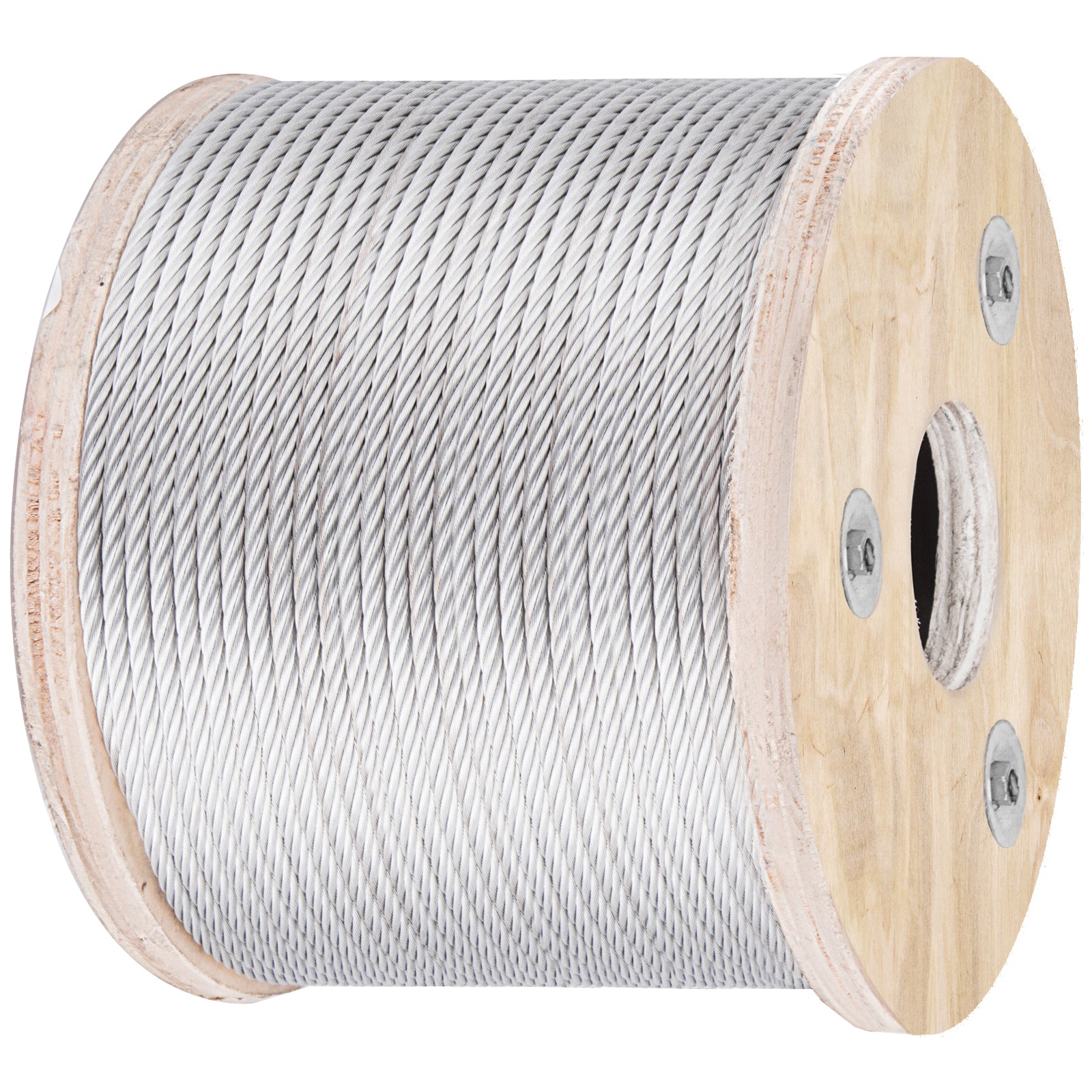 Stainless Steel Cable Railing 3/16"x 250ft, Wire Rope 304 Marine Grade, Braided Aircraft Cable 7x19 Strands Construction for Deck Rail Balusters Stair Handrail Porch Fence