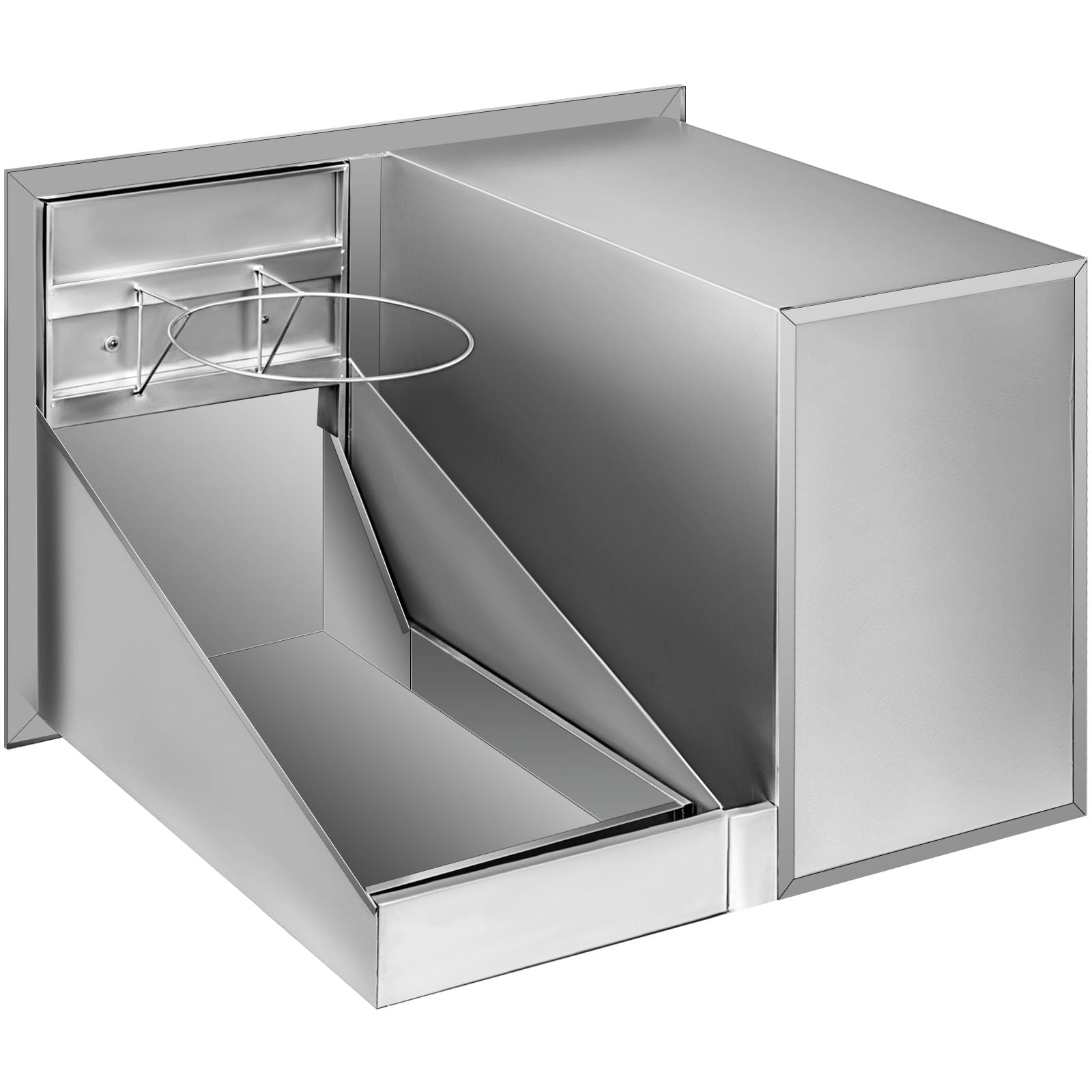 Outdoor Kitchen Door Drawer Combo 29.5" W x 22.6" H x 21.7''D, Access Door/Triple Drawers with Propane Drawer and Adjustable Garbage Ring, Perfect for BBQ Island Patio Grill Station