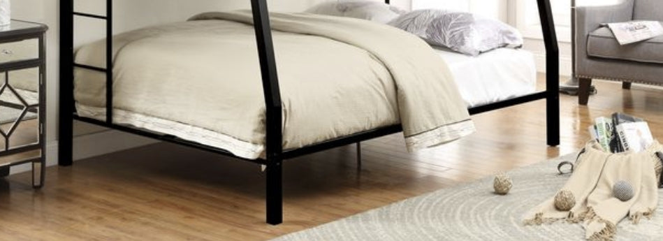 Limbra Sandy Black Finish Full XL/Queen Bunk Bed