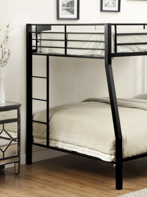 Limbra Sandy Black Finish Full XL/Queen Bunk Bed