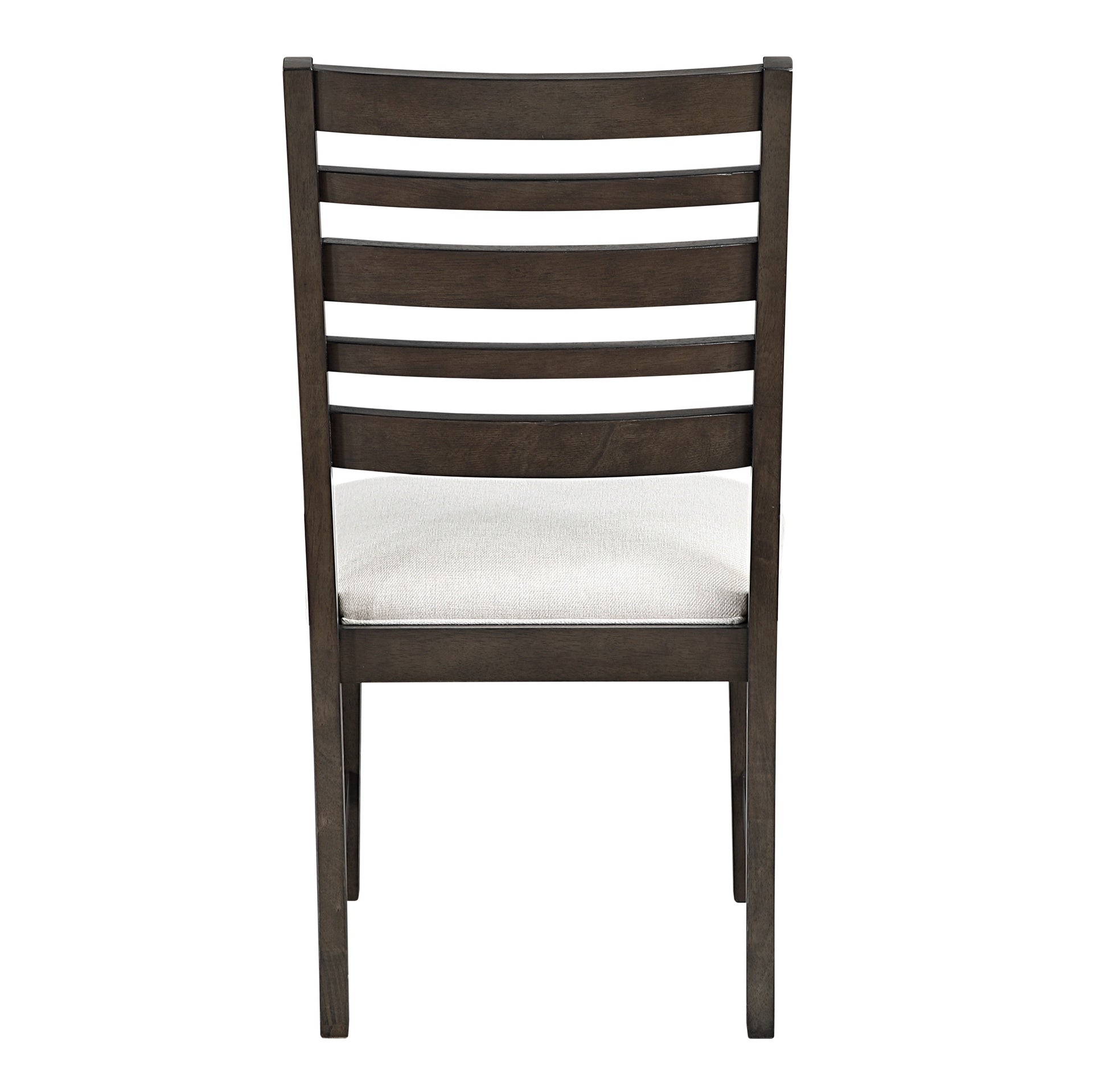 Classic Style Dark Espresso Finish Side Chairs Set of 2pc, Upholstery Seat Wooden Dining Furniture