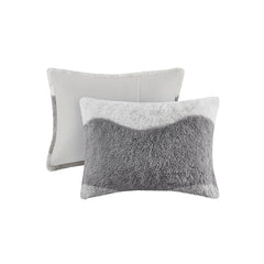 Twin/Twin XL Ombre Shaggy Faux Fur Comforter Set