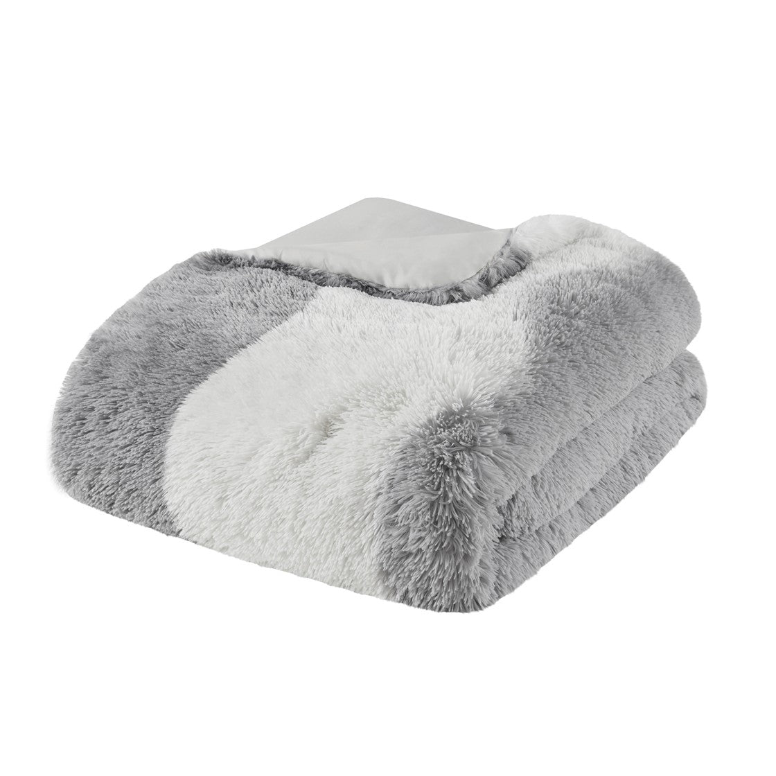 Twin/Twin XL Ombre Shaggy Faux Fur Comforter Set