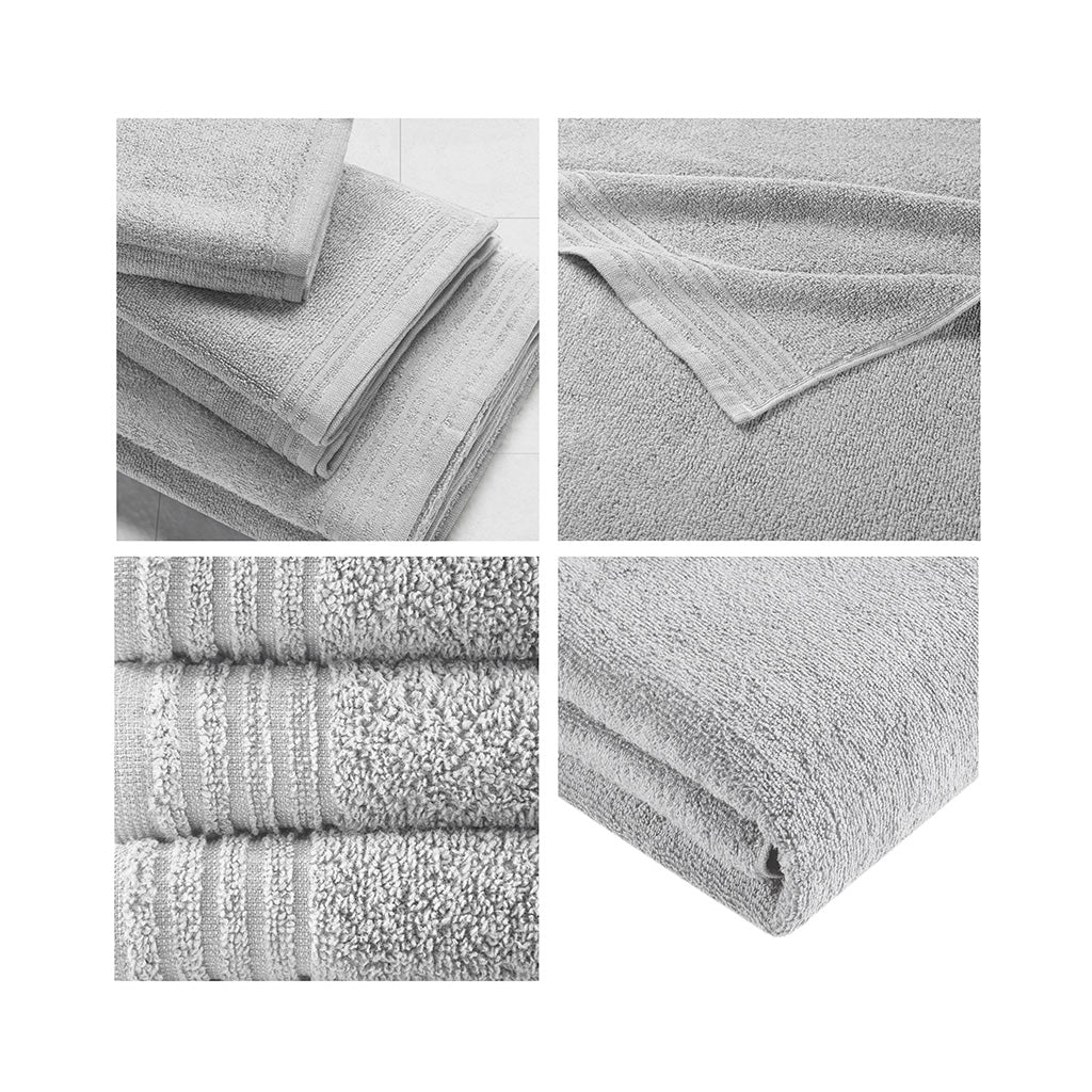 100% Cotton Quick Dry 12 Piece Bath Towel Set
