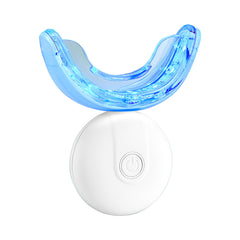 Teeth Whitening Kit with LED Light, 32 LED Accelerator Lights, Whitening Gel Syringe, Desensitizing Gel, and U-Shaped Tray, Wireless Portable Kit Fast and Effectively Removes Stubborn Stains