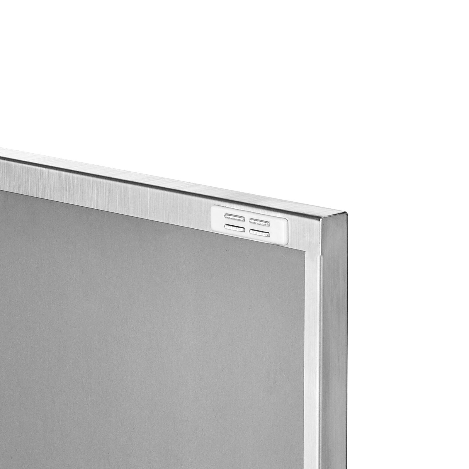 BBQ Access Door, 26W x 24H Inch Double Outdoor Kitchen Door, Stainless Steel Flush Mount Door, Wall Vertical Door with Handles, for BBQ Island, Grilling Station, Outside Cabinet
