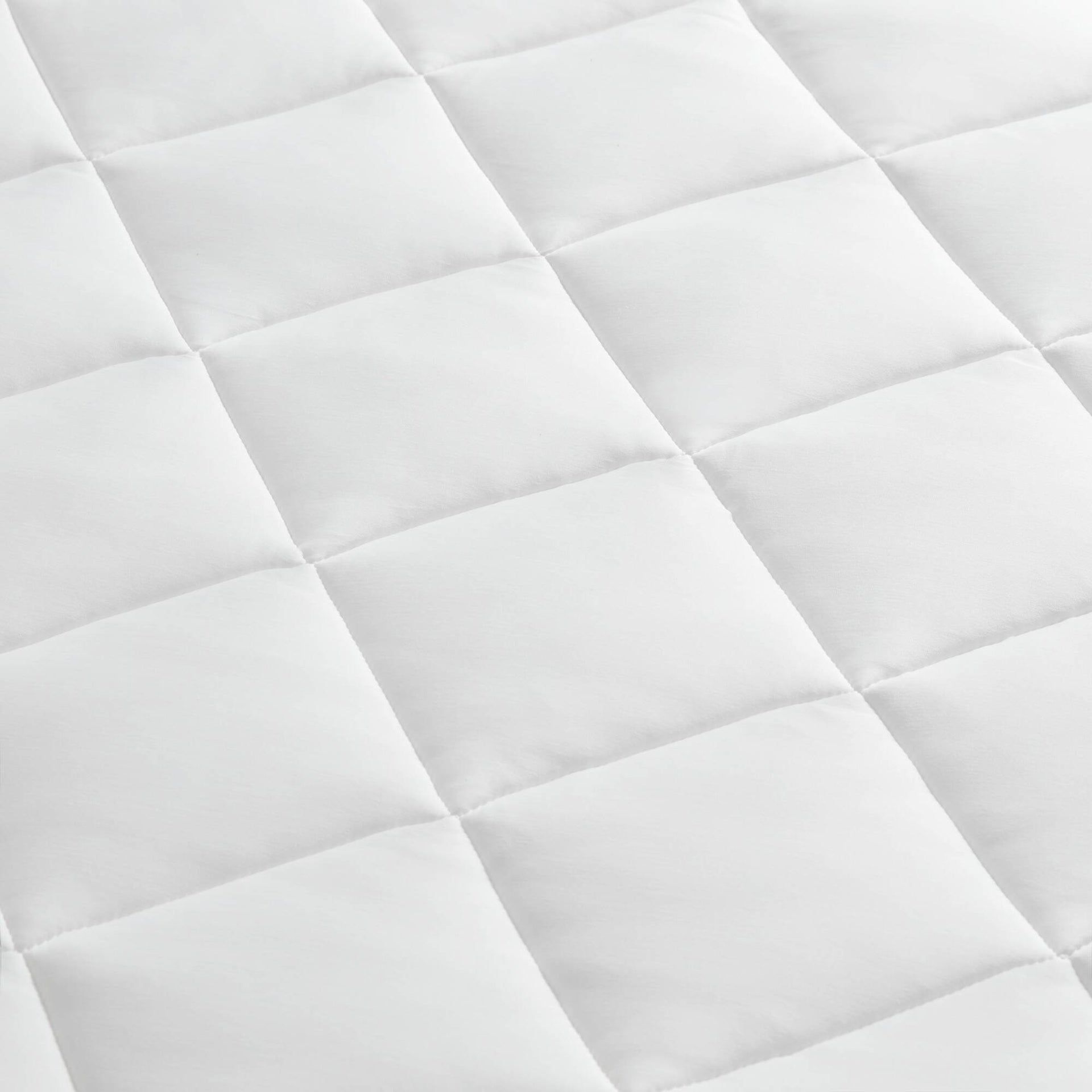 Overfilled Deep Pocket Mattress Pad White Full