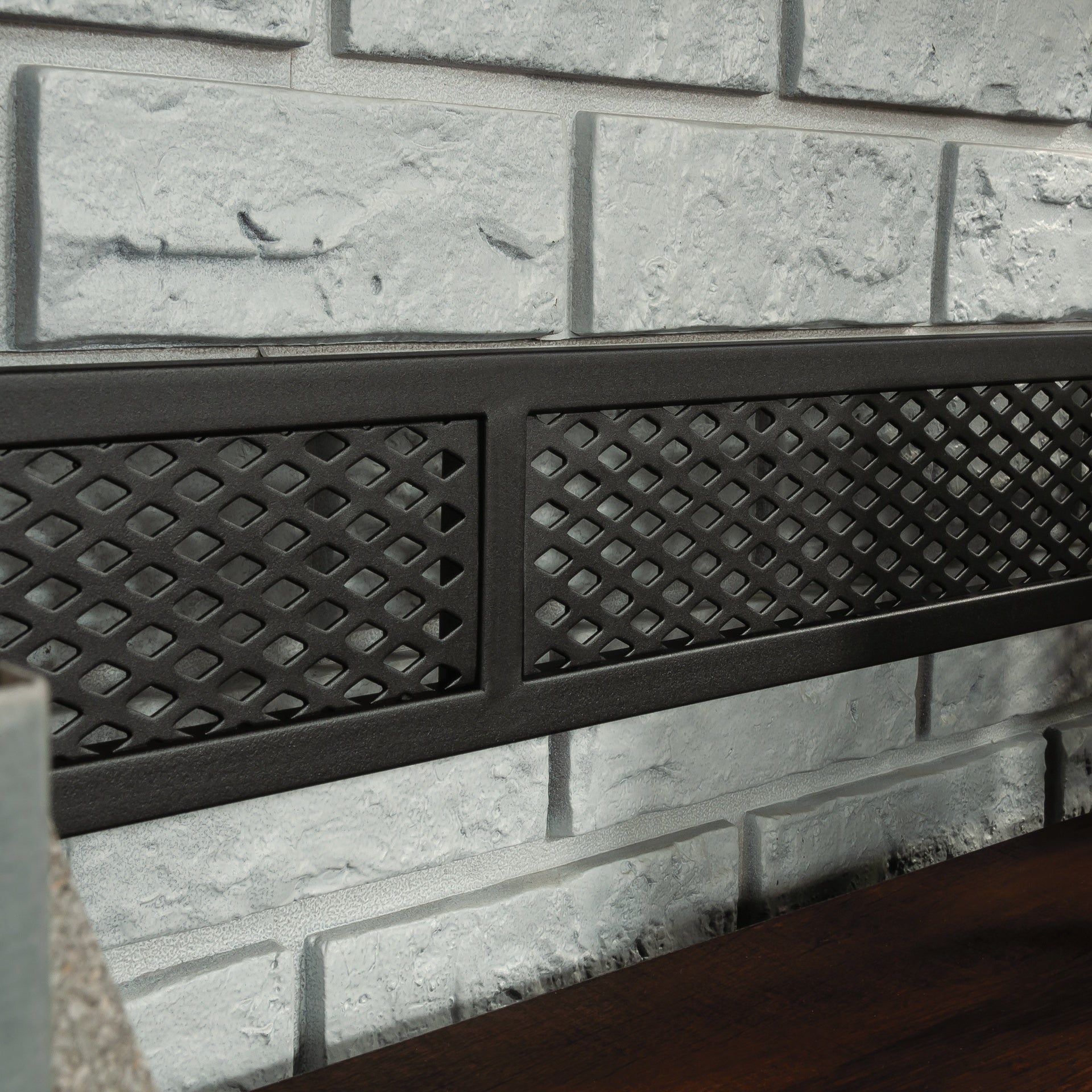 Hutch with Concealed Compartments, Brown finish