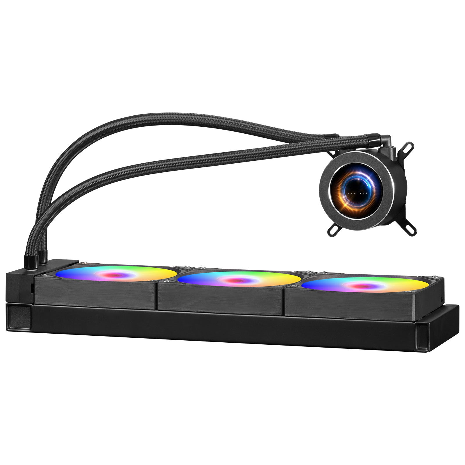 CPU Liquid Cooler AIO CPU Water Cooler with ARGB Light & 3 PWN Fans(120mm)