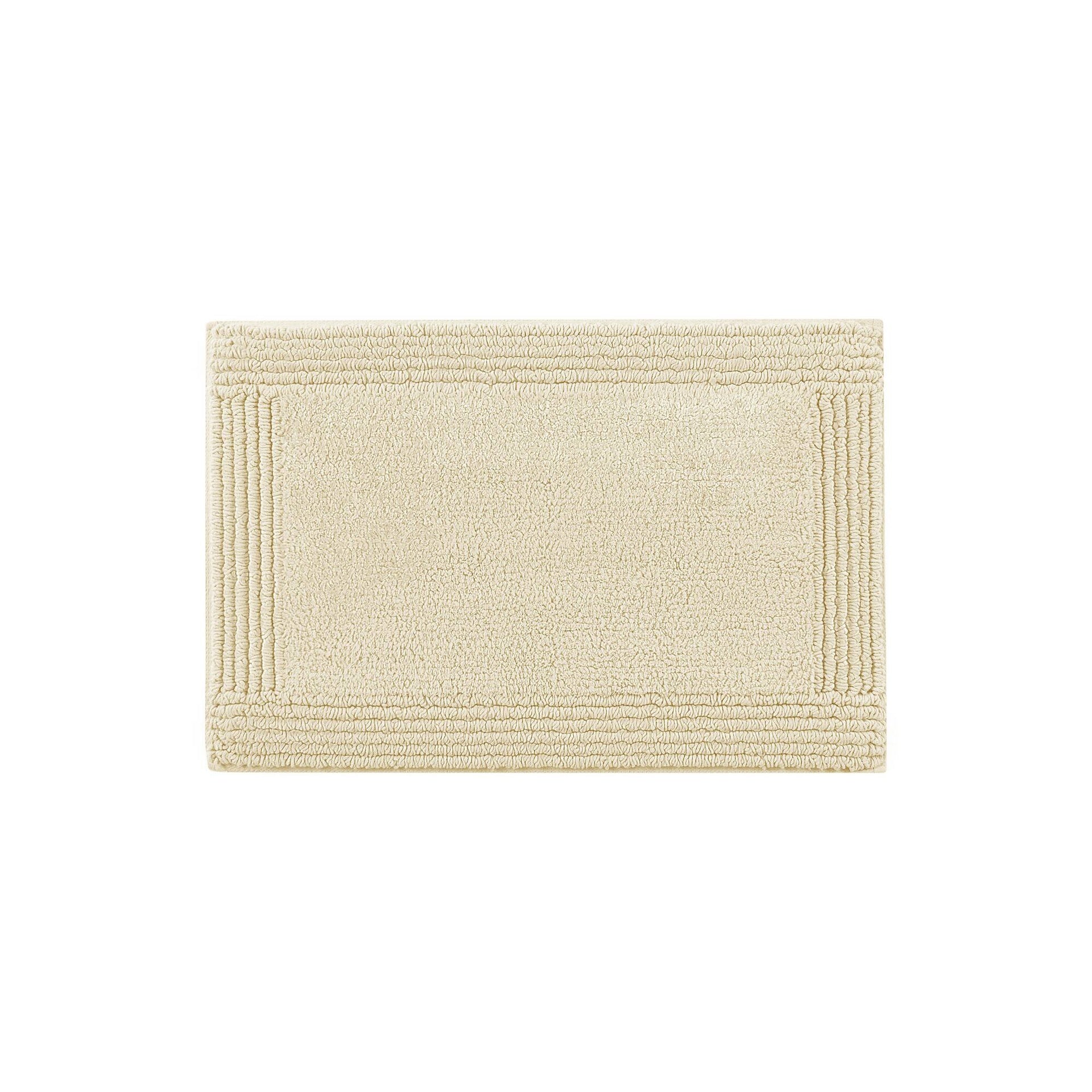 1 PCS 20x30" 100% Cotton Tufted 3000 GSM Reversible Bath Rug Natural