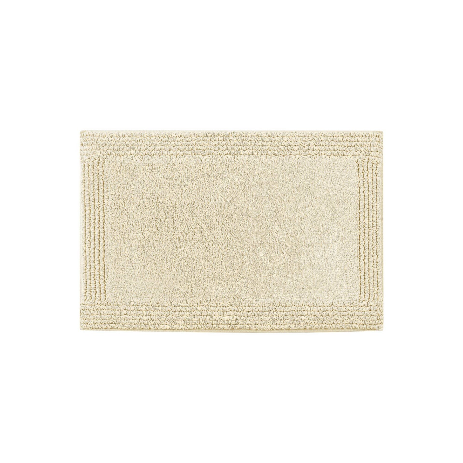 1 PCS 20x30" 100% Cotton Tufted 3000 GSM Reversible Bath Rug Natural