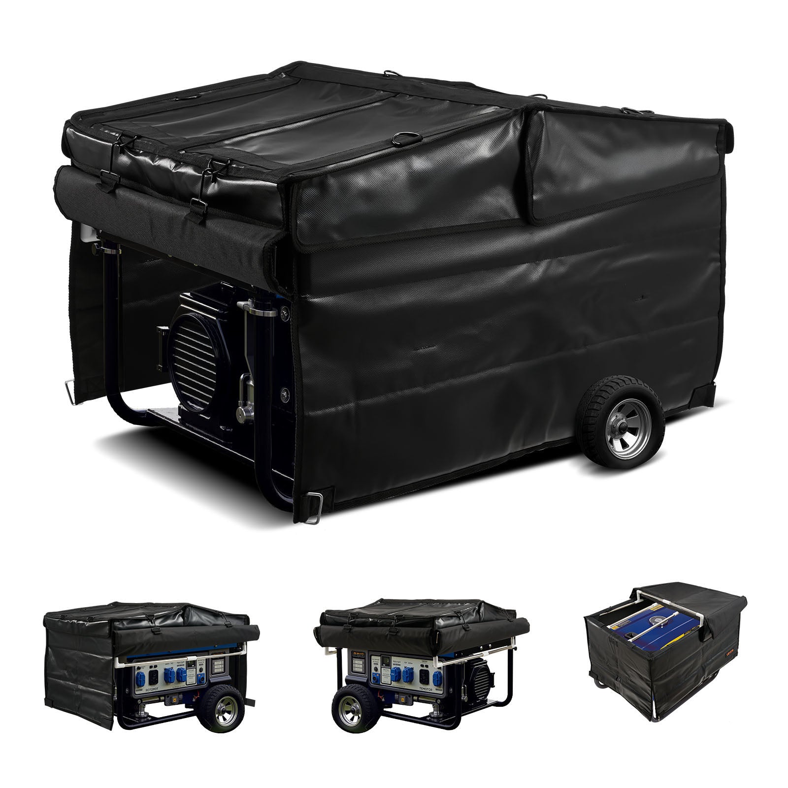 Generator Cover Universal Waterproof Cover 420D for 3500-12000W 34x26x21in