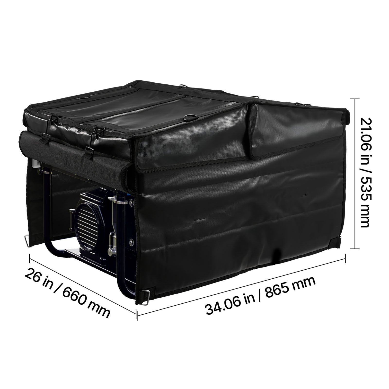 Generator Cover Universal Waterproof Cover 420D for 3500-12000W 34x26x21in