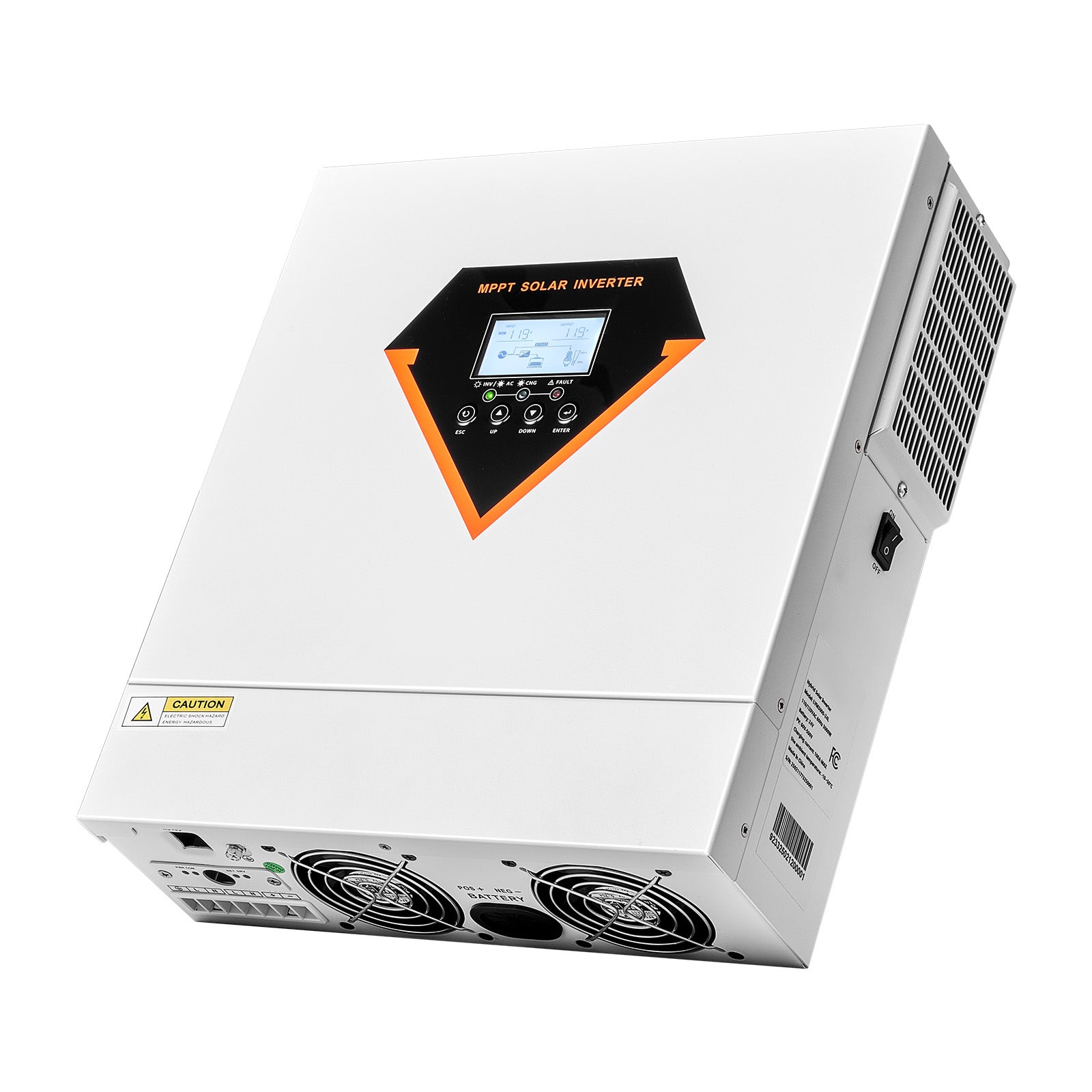 Hybrid Solar Inverter Charger 3000W 110/120V with Built-in 100A MPPT Controller