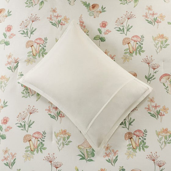 Full/Queen Mushroom Garden Comforter Set