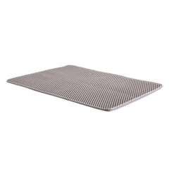 Cat Litter Trapping Mat 30 x 24 in Double Layer Honeycomb Non-Slip & Urine-Proof