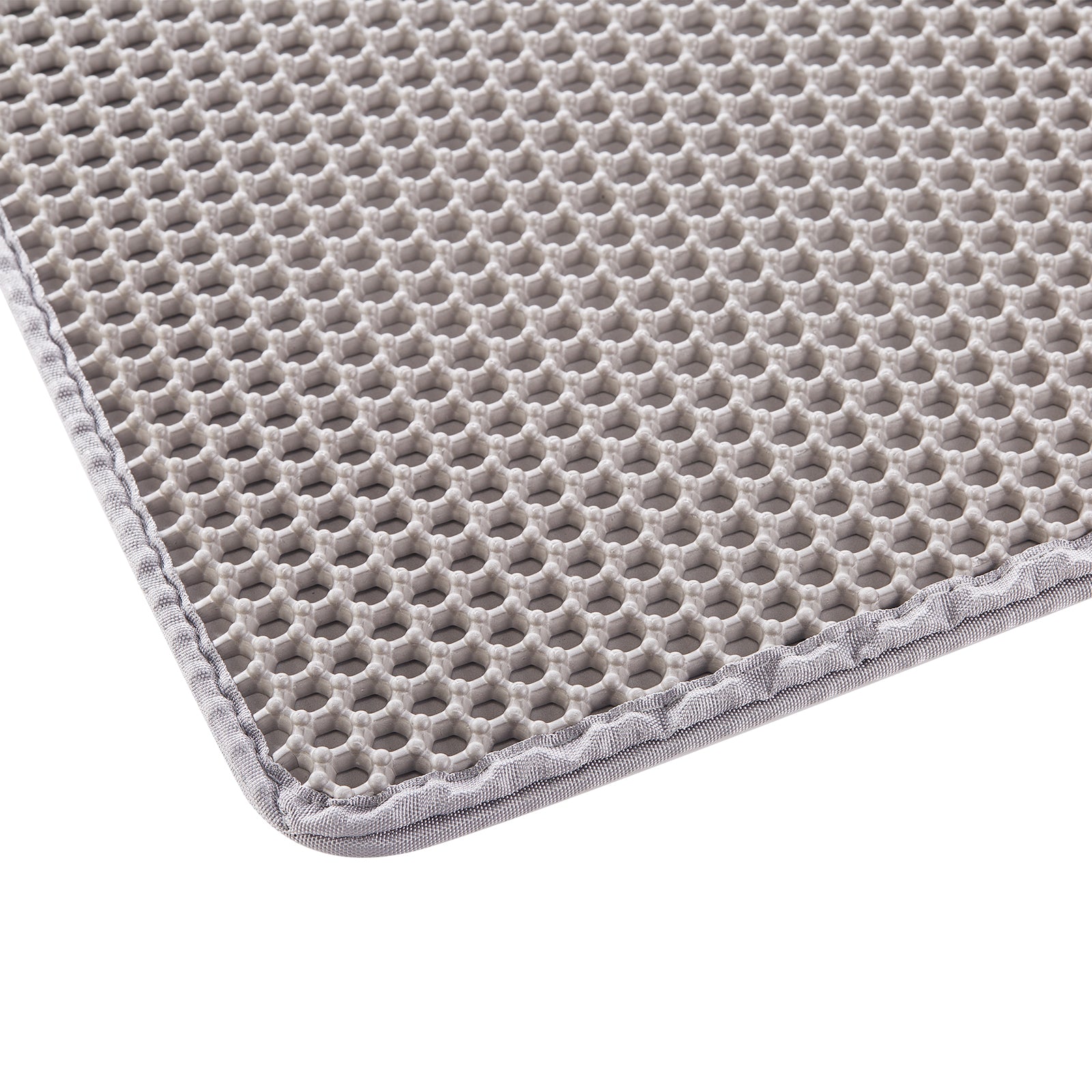 Cat Litter Trapping Mat 30 x 24 in Double Layer Honeycomb Non-Slip & Urine-Proof