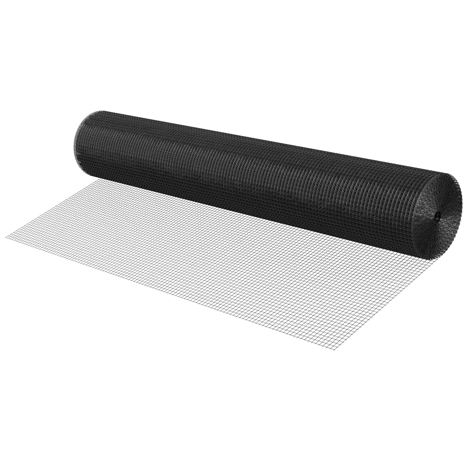 Hardware Cloth 60 in x 50 ft, 1/2 in 19 Gauge Galvanized Wire Mesh Roll, Weather-Resistant Vinyl Coated Chicken Wire Fencing, Heavy Duty Welded Garden Plant Fencing for Rabbit Cage Snake Fence