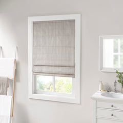 Basketweave Room Darkening Cordless Roman Shade