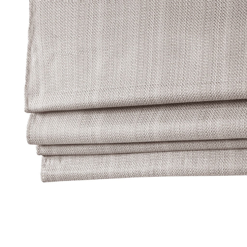 Basketweave Room Darkening Cordless Roman Shade