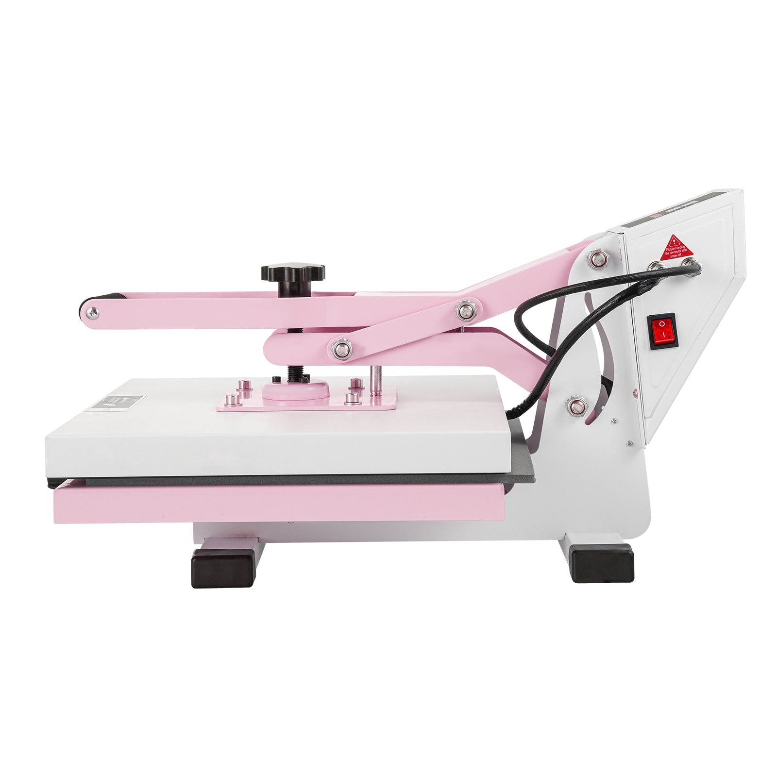 Heat Press Machine 15x15 in Slide Out Heat Transfer Machine T-Shirts Pink