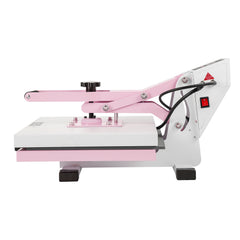 Heat Press Machine 15x15 in Slide Out Heat Transfer Machine T-Shirts Pink