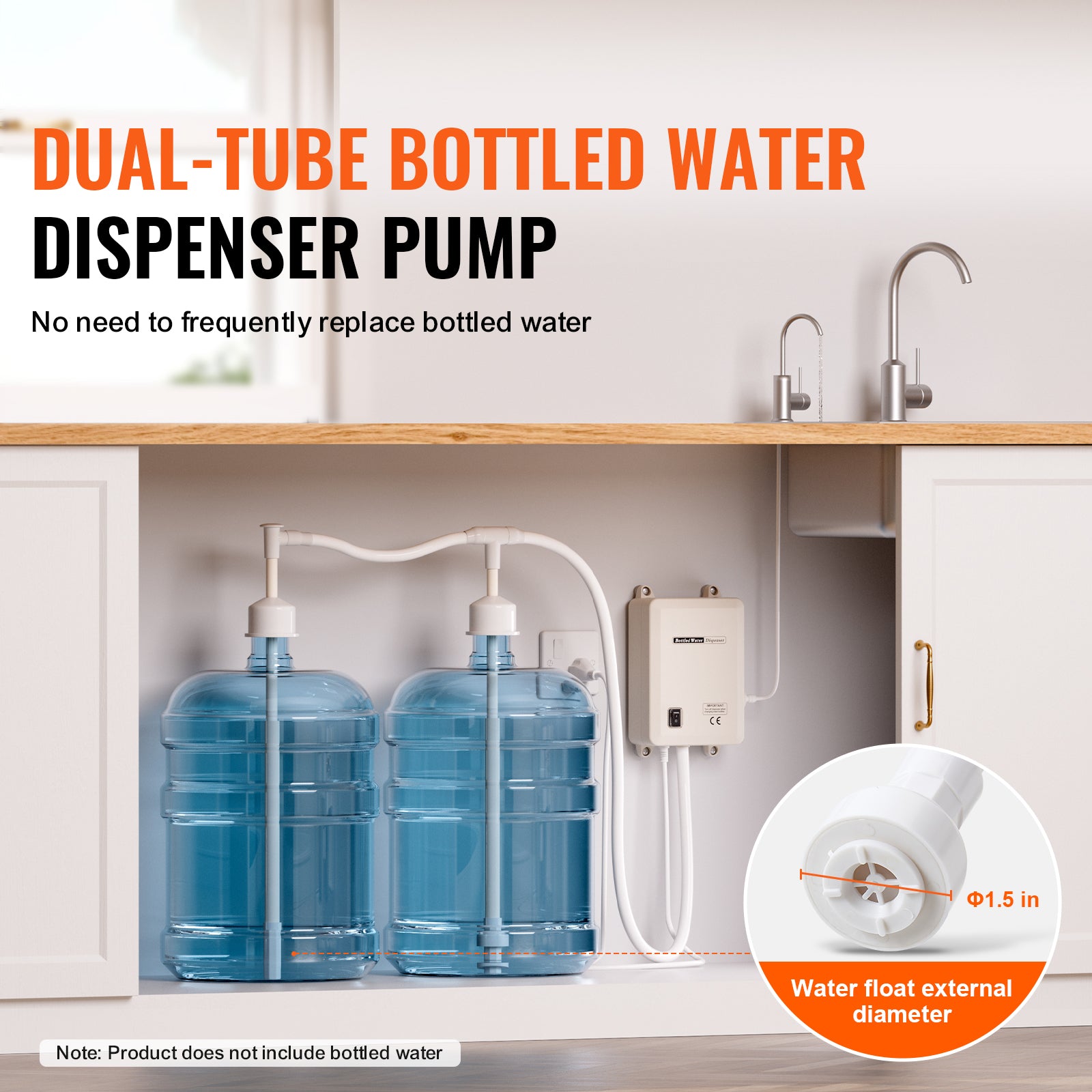 120v Ac Bottled Water Dispensing Pump System Replaces Bunn Flojet -am