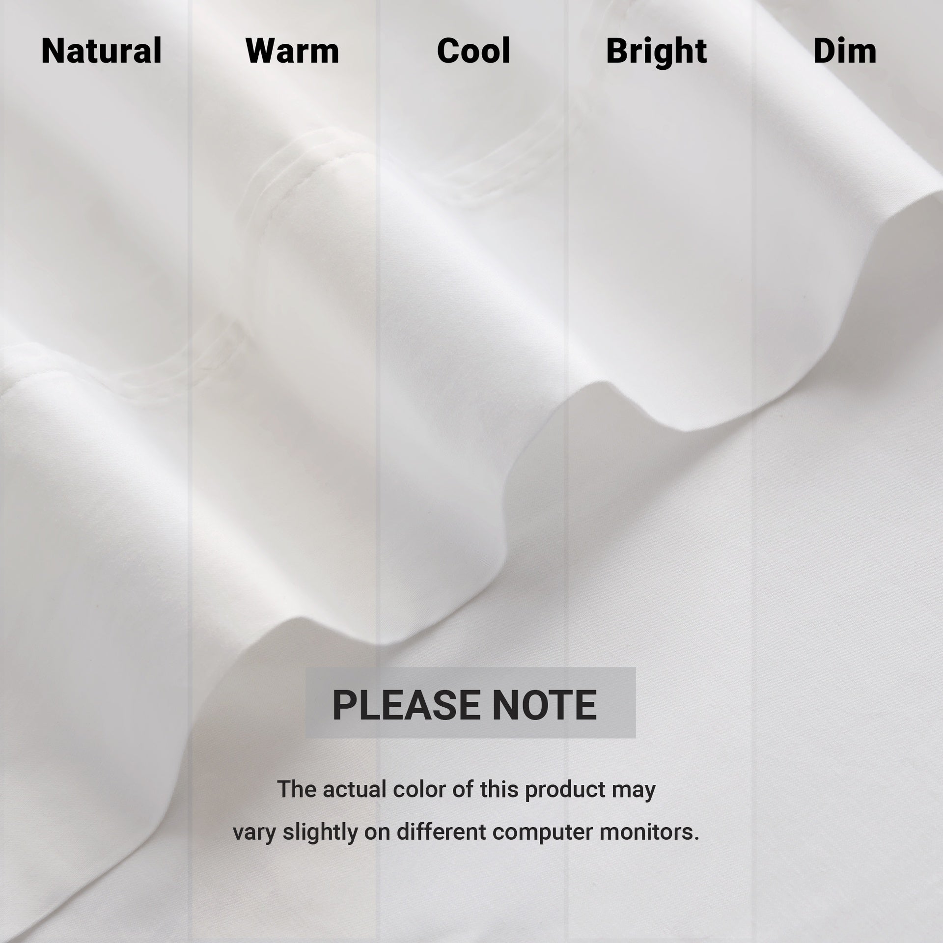 4 Pieces King Sateen Sheet Set,White
