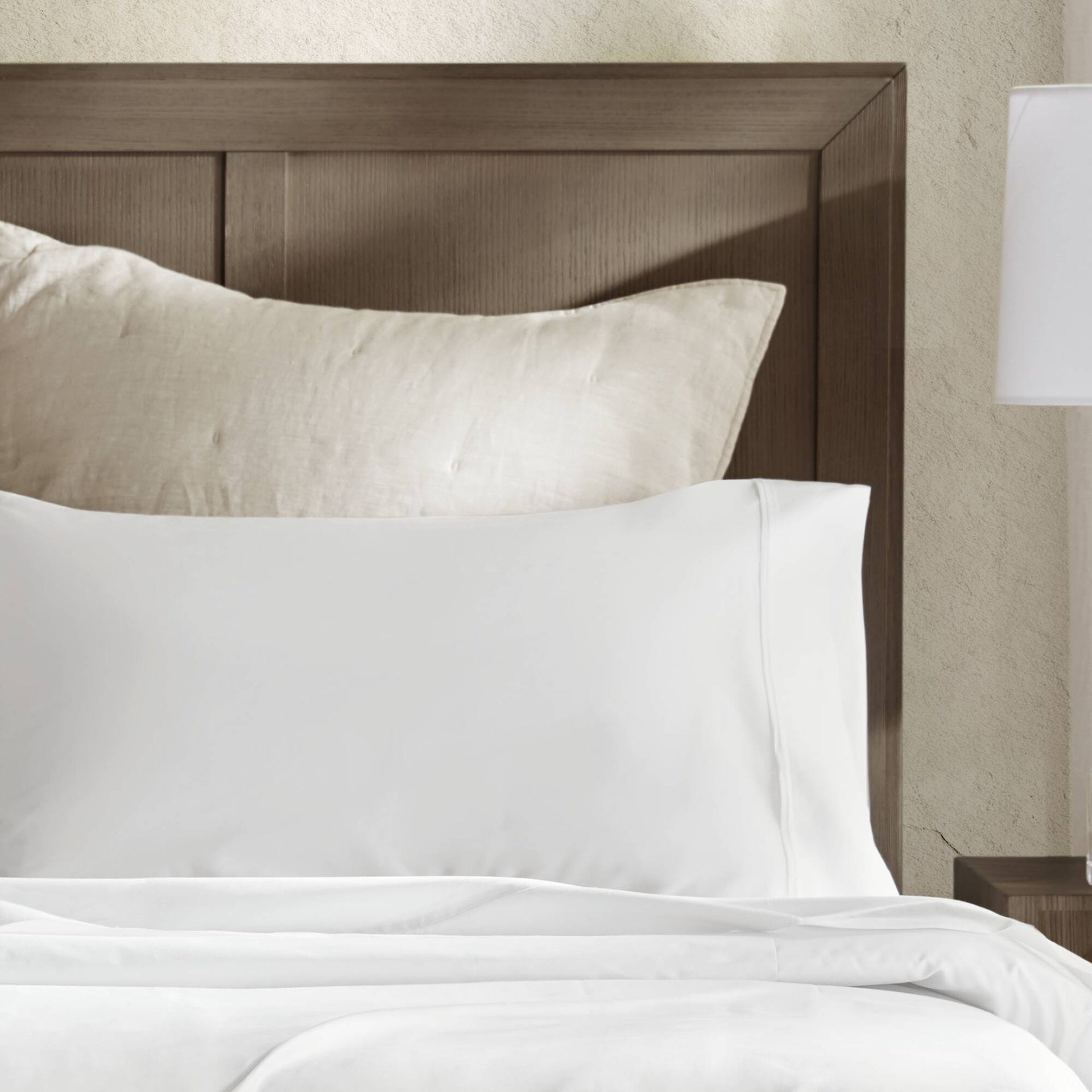 4 Pieces King Sateen Sheet Set,White