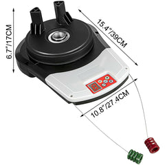 Garage Roller Door Opener, 800 N Lift Force 164 ft Remote Control, 110V Electric Roller Gate Opener, Auto Garage Roller Gate Opener Kit with 2 Remote, Apply for Garage Store