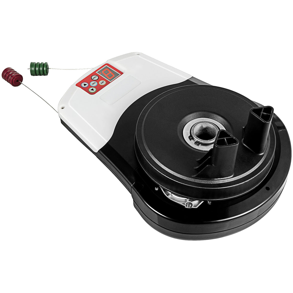 Garage Roller Door Opener, 800 N Lift Force 164 ft Remote Control, 110V Electric Roller Gate Opener, Auto Garage Roller Gate Opener Kit with 2 Remote, Apply for Garage Store