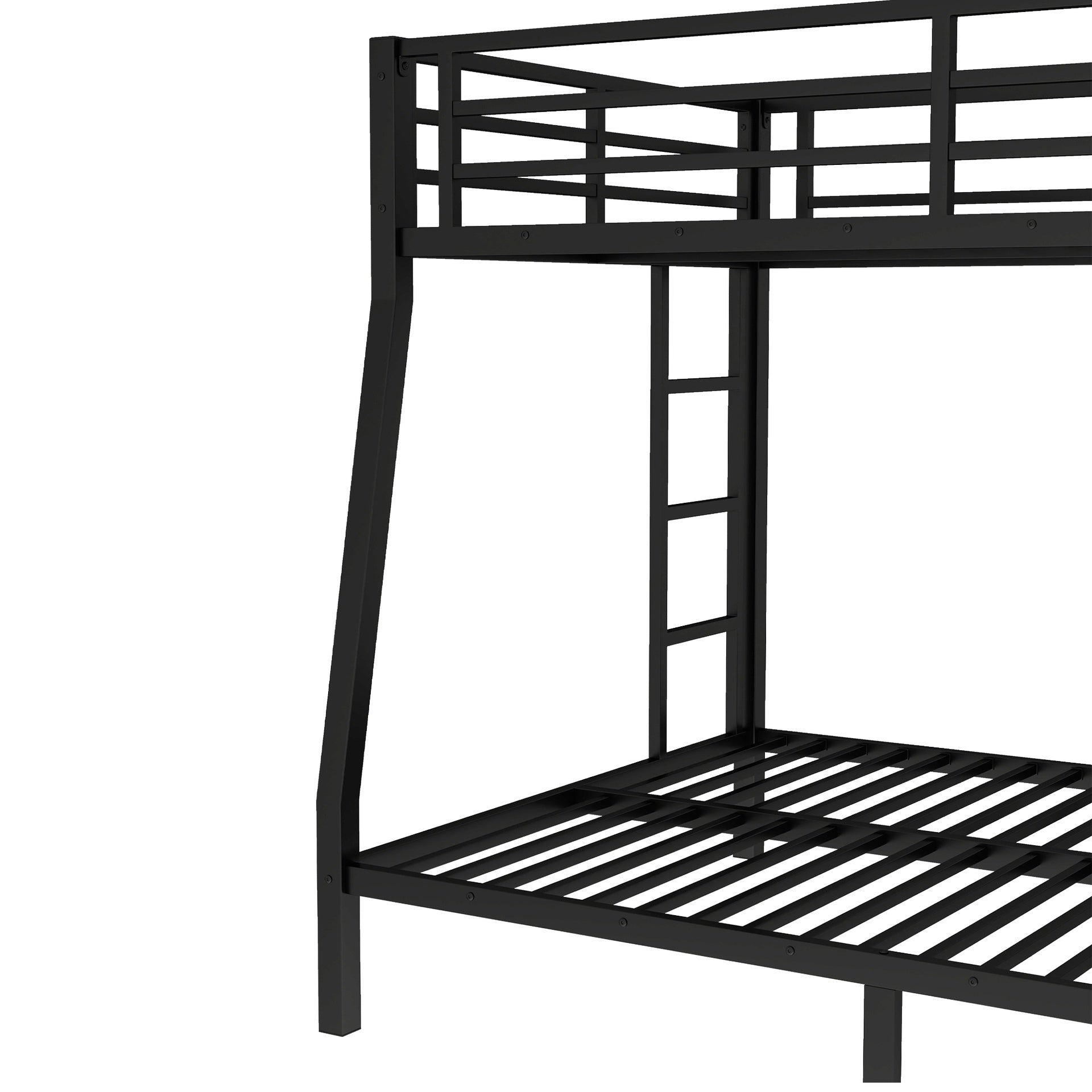 Metal Full XL over Queen Bunk Bed for Teens and Adults,Space-Saving/Noise Reduced/No Box Spring Needed