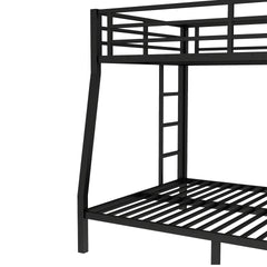 Metal Full XL over Queen Bunk Bed for Teens and Adults,Space-Saving/Noise Reduced/No Box Spring Needed