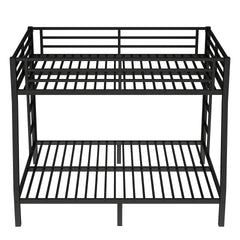 Metal Full XL over Queen Bunk Bed for Teens and Adults,Space-Saving/Noise Reduced/No Box Spring Needed