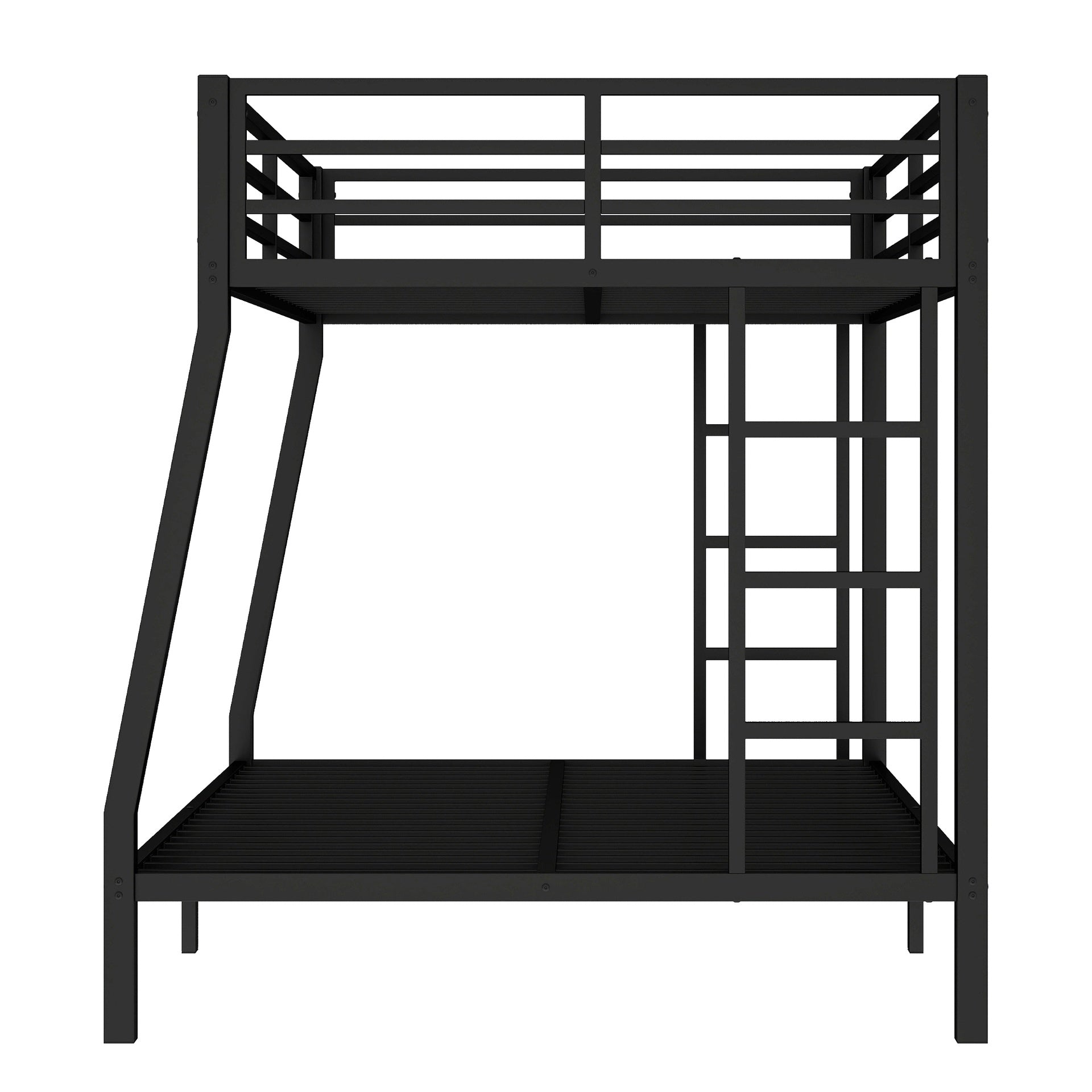 Metal Full XL over Queen Bunk Bed for Teens and Adults,Space-Saving/Noise Reduced/No Box Spring Needed