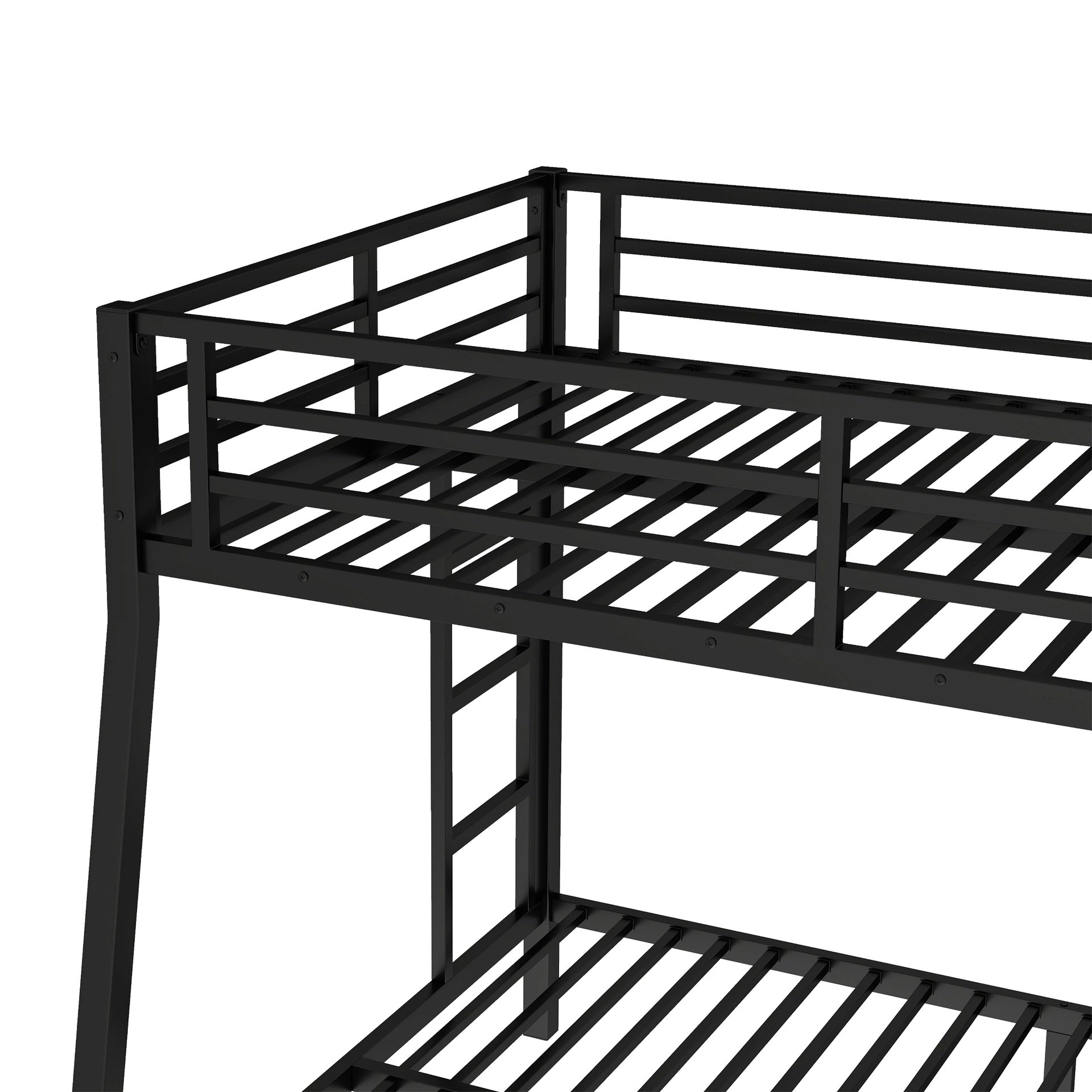 Metal Full XL over Queen Bunk Bed for Teens and Adults,Space-Saving/Noise Reduced/No Box Spring Needed