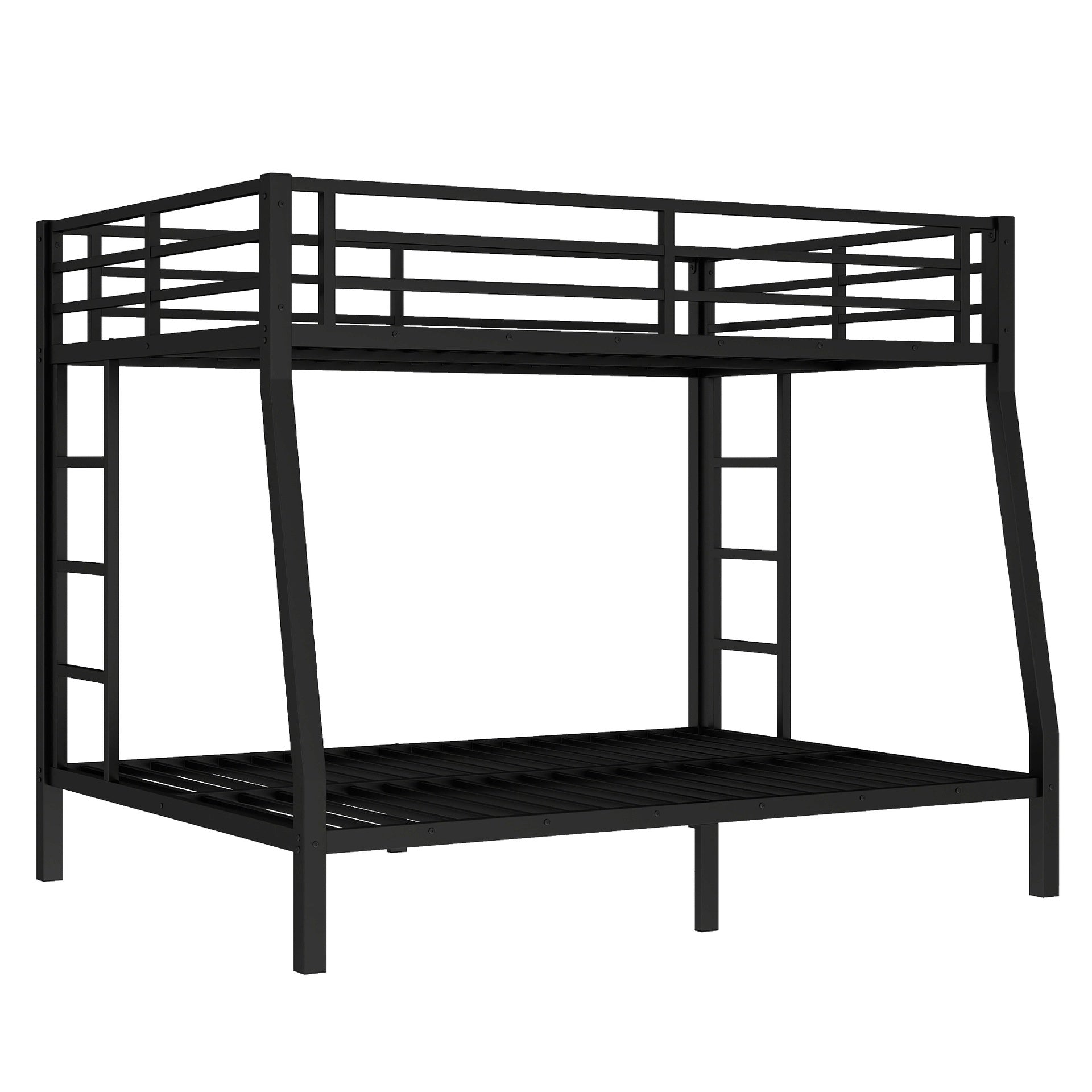 Metal Full XL over Queen Bunk Bed for Teens and Adults,Space-Saving/Noise Reduced/No Box Spring Needed