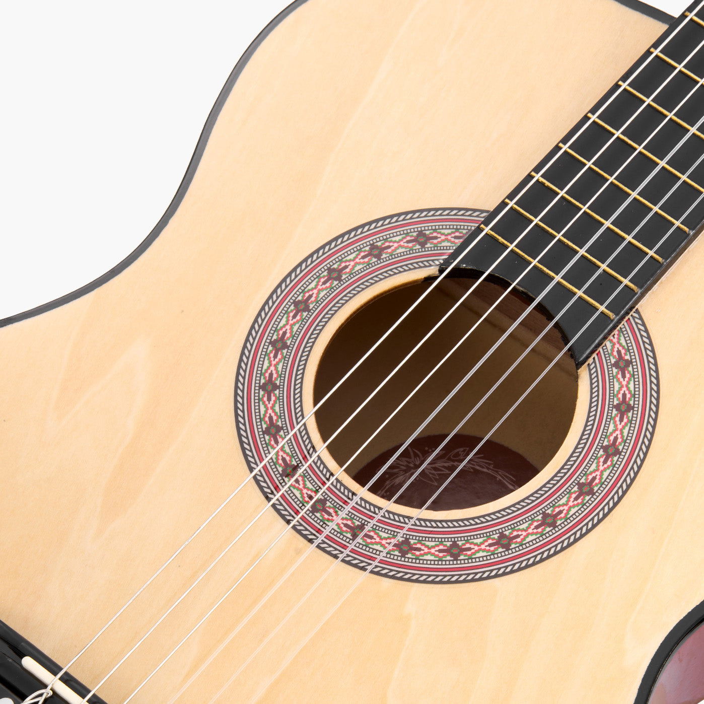 Classical Guitar, 38 Inch, Wood Classical Guitar Starter Kit for Beginners, with Nylon Strings, Gig Bag, Strap, Tuner, Extra Strings, Pick, Capo, Basswood, for Teenagers Adults Students, Natural