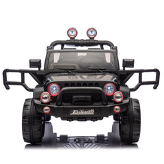 24V Kids Ride On Electric Car W/Parents Control,Seat width 20in,2WD,Rear suspension,Trunk storage,Portable pull rod,Light&Searchlight,Bluetooth,USB,Provide a speed of 2.5-4MPH for Kids Aged 3-8.
