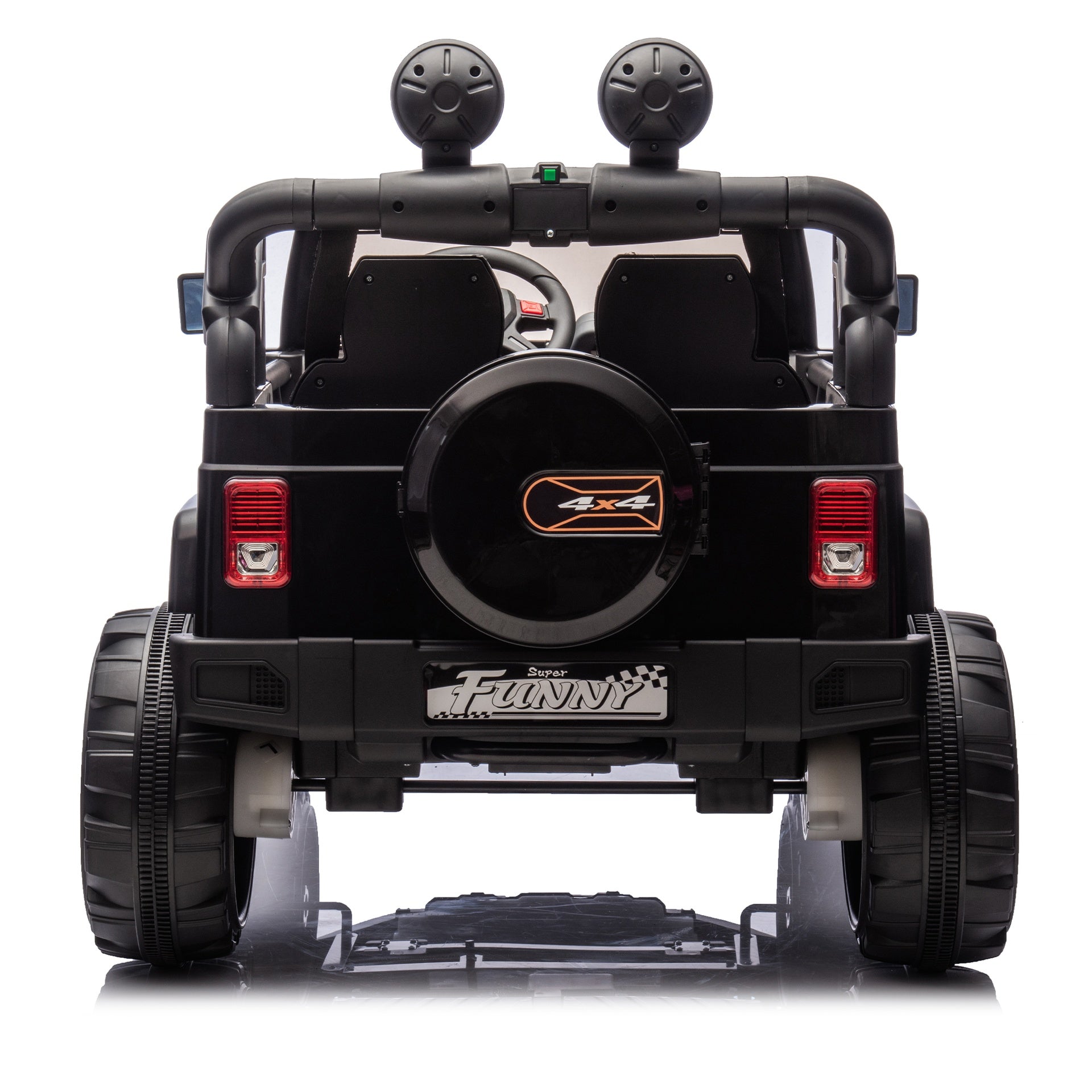 24V Kids Ride On Electric Car W/Parents Control,Seat width 20in,2WD,Rear suspension,Trunk storage,Portable pull rod,Light&Searchlight,Bluetooth,USB,Provide a speed of 2.5-4MPH for Kids Aged 3-8.